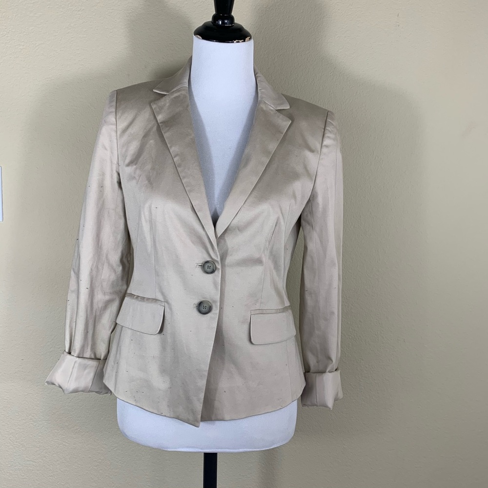 Ann Taylor Cream Blazer
